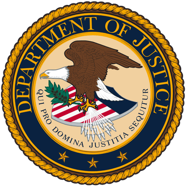 Sceau du Department of Justice